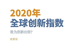 重磅！??！WIPO 發(fā)布《2020年全球創(chuàng)新指數(shù)（GII）》中文版