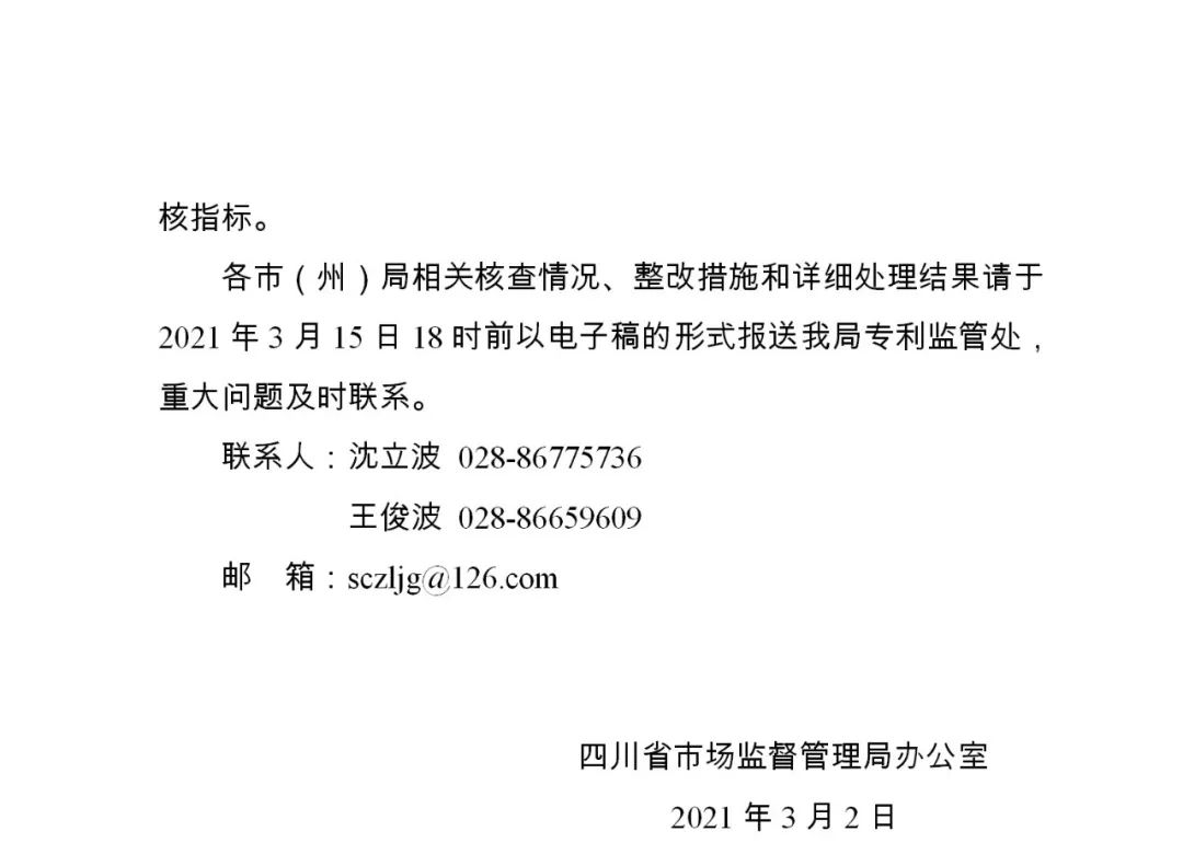 全面嚴查“非正常專利申請”！涉申請人江蘇10495個+ 四川2246個+ 江西946個……