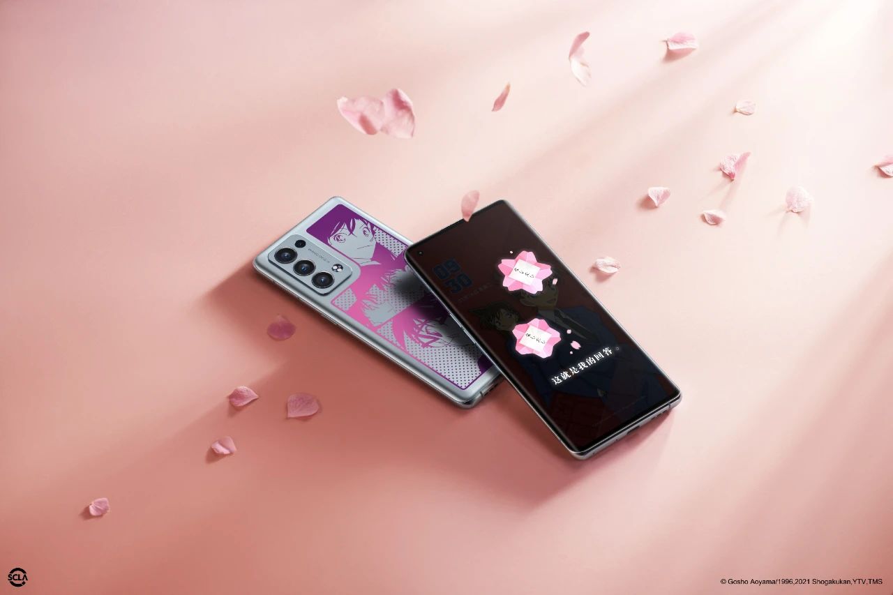 OPPO Reno6 Pro+ 柯南限定版發(fā)布，電致變色方案，聯(lián)名元素拉滿