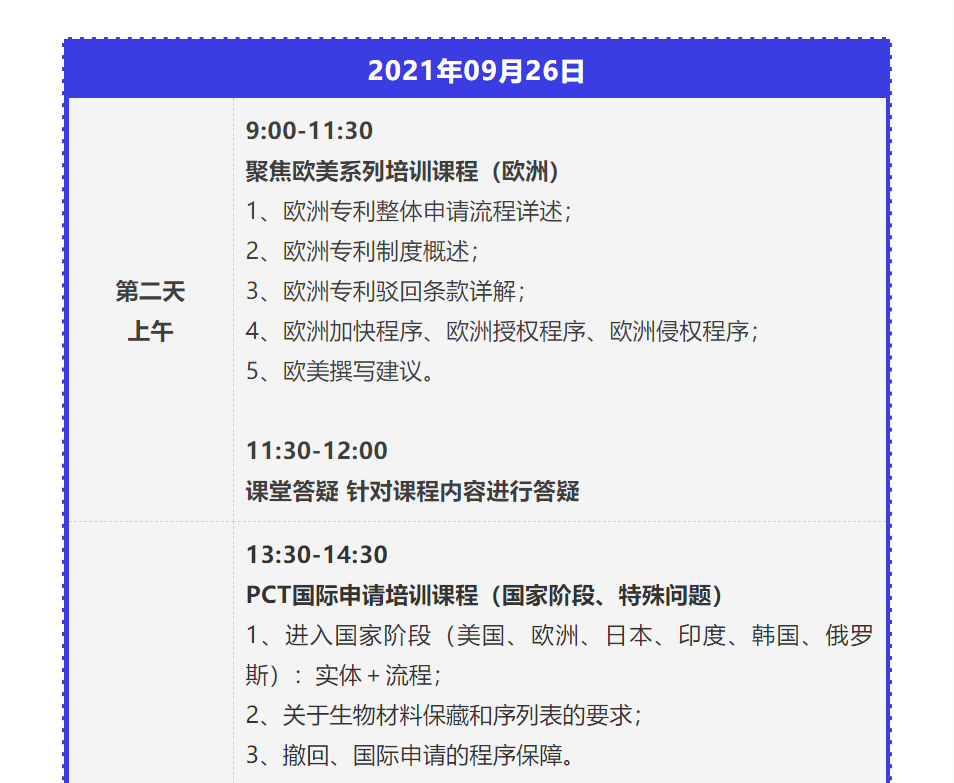 證書公布！2021年「涉外專利代理高級研修班【上海站】」來啦！