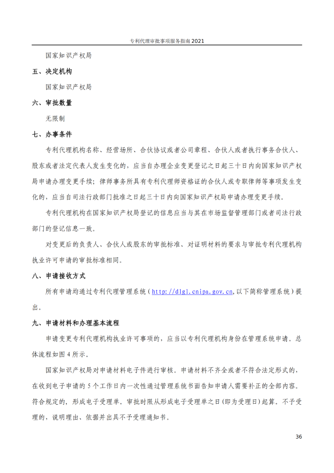 最新！2021年專利代理審批事項(xiàng)服務(wù)指南發(fā)布