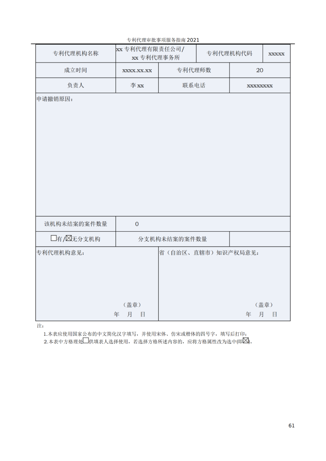 最新！2021年專利代理審批事項(xiàng)服務(wù)指南發(fā)布