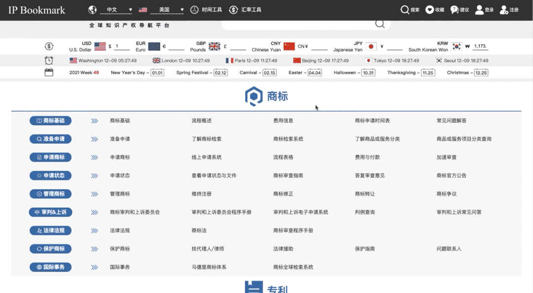 代理人的提效神器，全球知識(shí)產(chǎn)權(quán)導(dǎo)航平臺(tái)IP Bookmark來(lái)襲！