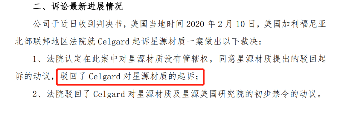 鋰電隔膜中美專利之爭(zhēng)！星源材質(zhì)硬剛國(guó)際鋰電隔膜巨頭，對(duì)方專利被其無(wú)效