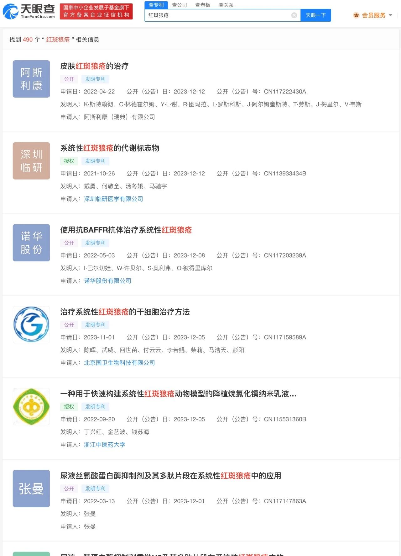 #晨報#0.707美元/臺，中國法院首次對標準必要專利訴訟作出全球費率判決；我國已有紅斑狼瘡相關(guān)專利申請近500項