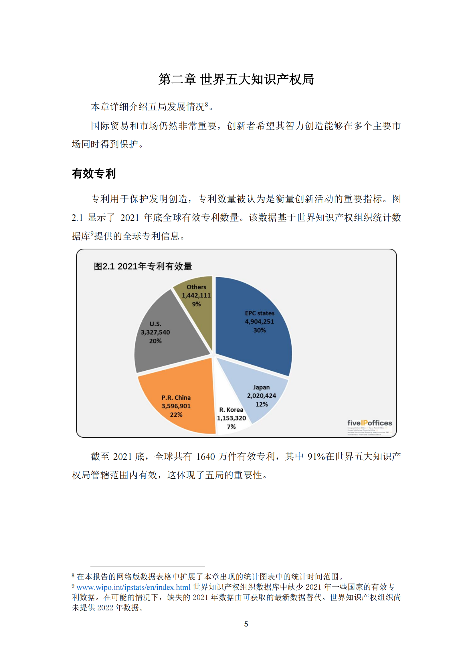 2022年世界五大知識(shí)產(chǎn)權(quán)局統(tǒng)計(jì)報(bào)告（中文版）全文發(fā)布！