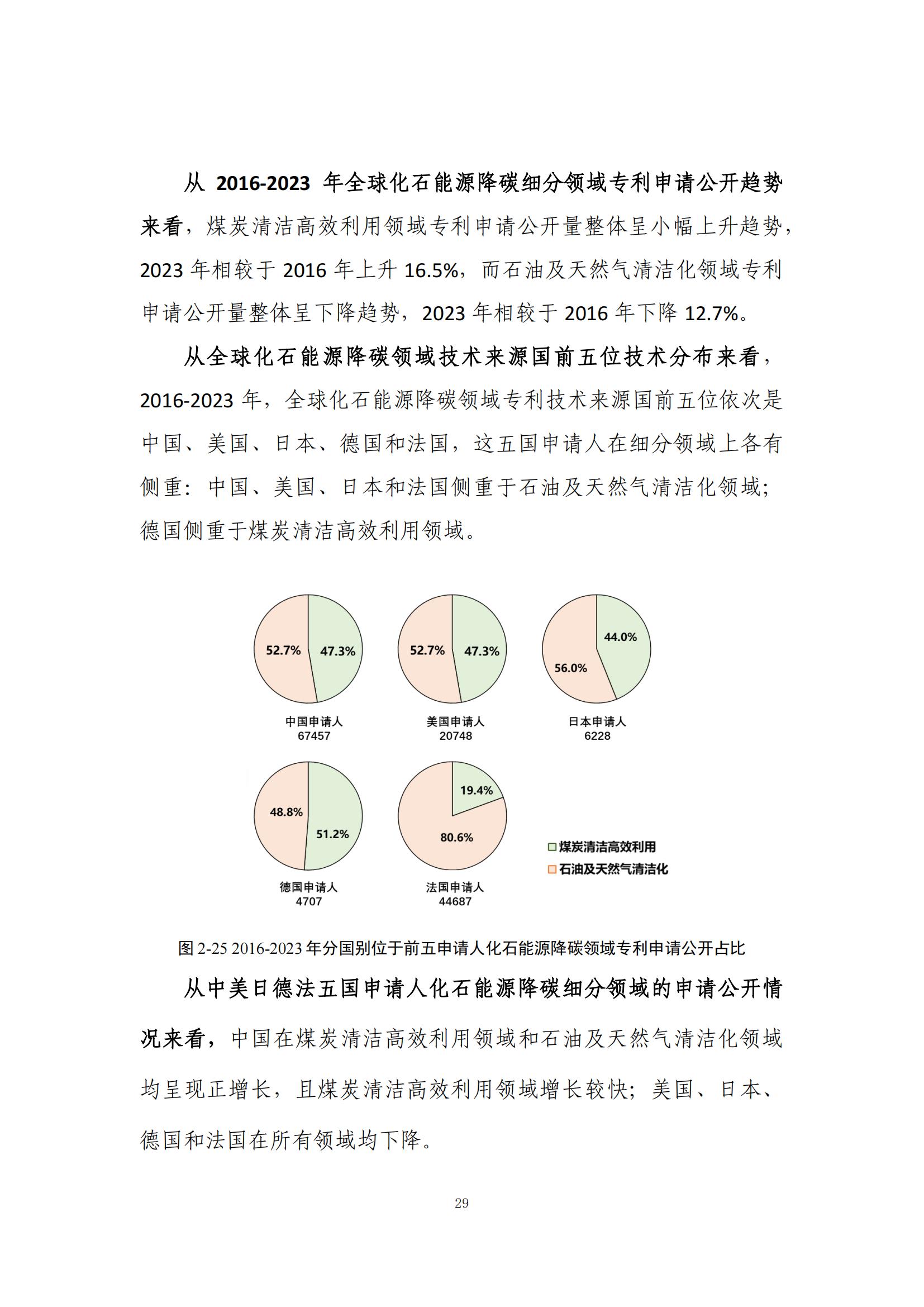 《綠色低碳專利統(tǒng)計分析報告（2024）》中英文版全文發(fā)布！