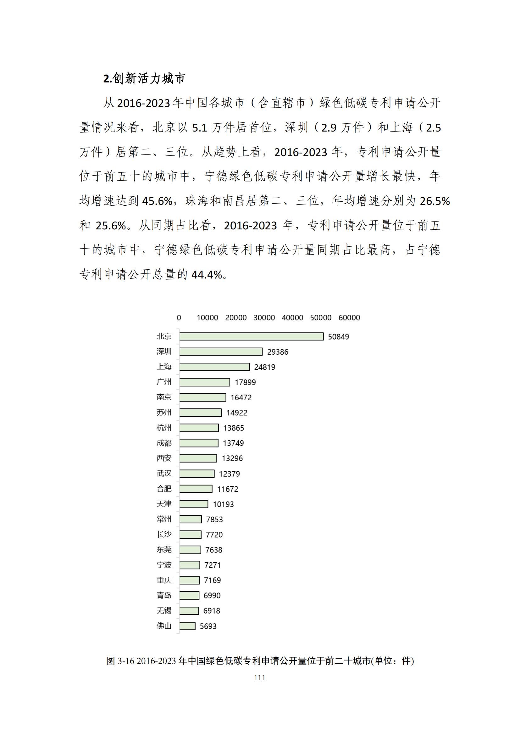 《綠色低碳專利統(tǒng)計分析報告（2024）》中英文版全文發(fā)布！