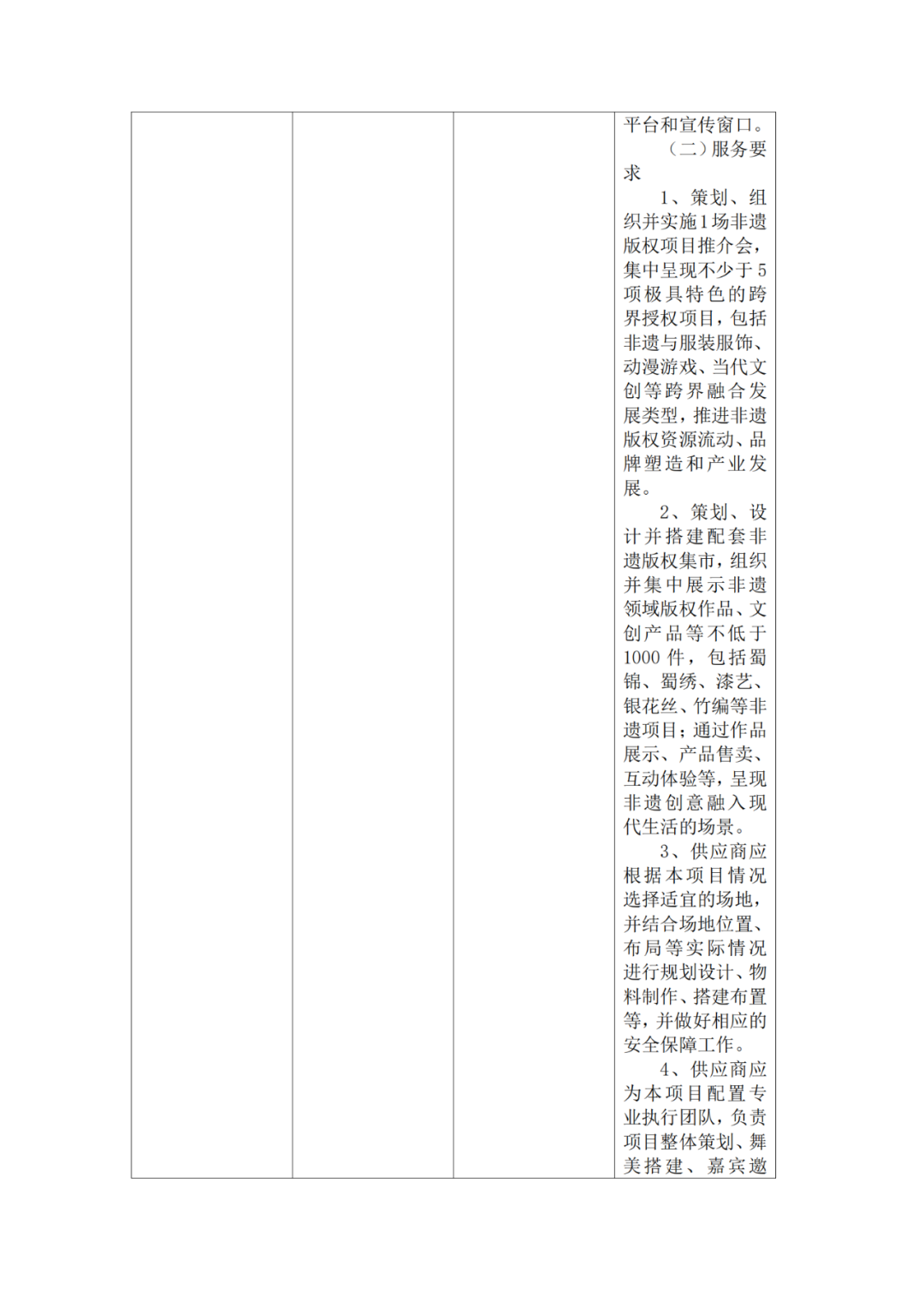 成都非遺版權(quán)授權(quán)交易項(xiàng)目采購，預(yù)算47萬｜附公告