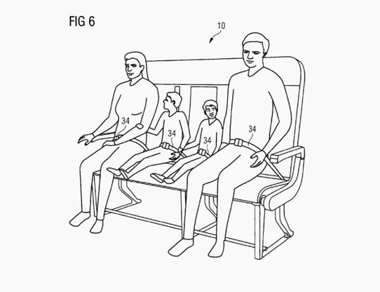 空客又申請(qǐng)座位設(shè)計(jì)奇葩專利