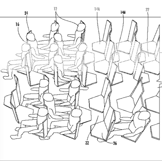空客又申請(qǐng)座位設(shè)計(jì)奇葩專利