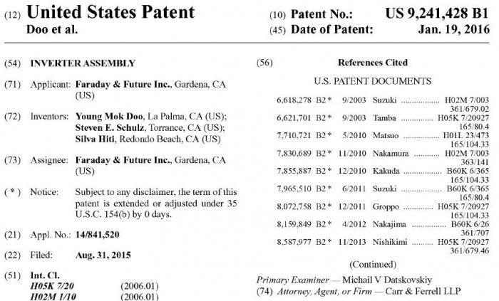 聽說法拉第未來獲得了一個(gè)逆變器專利，這里有關(guān)于它的解析