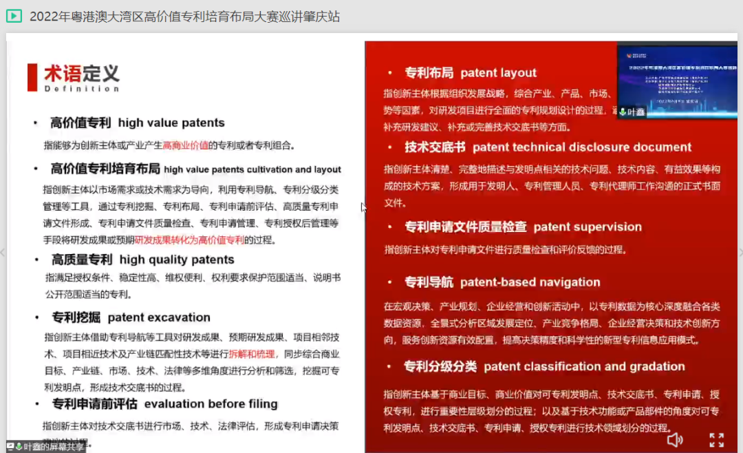 2022年粵港澳大灣區(qū)高價值專利培育布局大賽肇慶站圓滿舉辦！