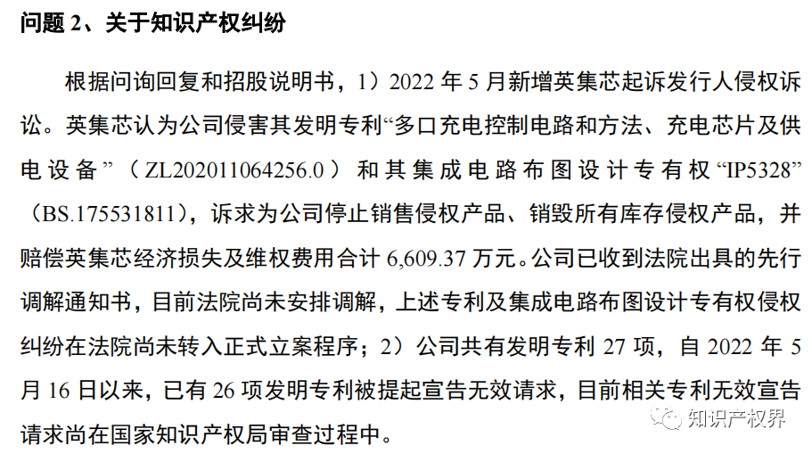 又一公司止步IPO！IPO期間被訴專利侵權(quán)，27項發(fā)明專利全被提起無效